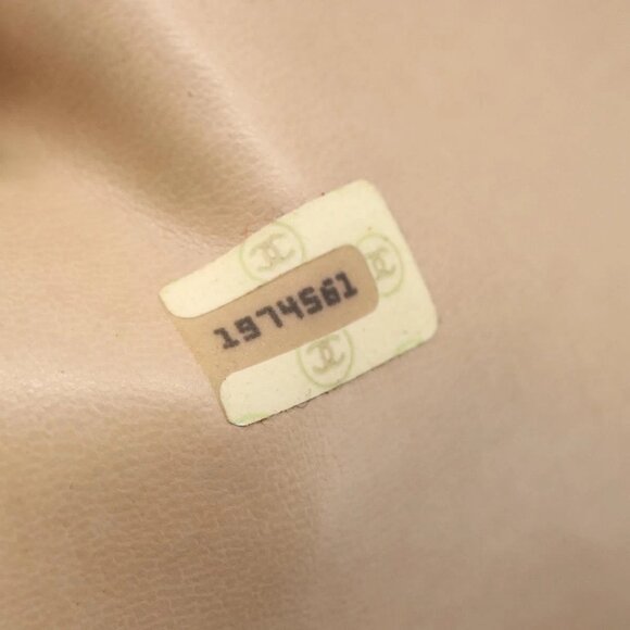 CHANEL Shoulder Bag Leather Beige Gold CC Auth - Picture 13 of 16